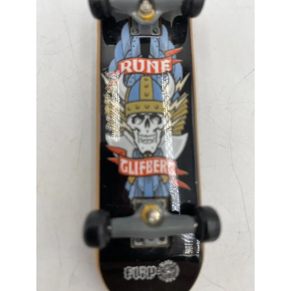 Tech Deck‎ Flip Rune Glifberg Vintage Fingerboard Skateboard Toy Viking Skull